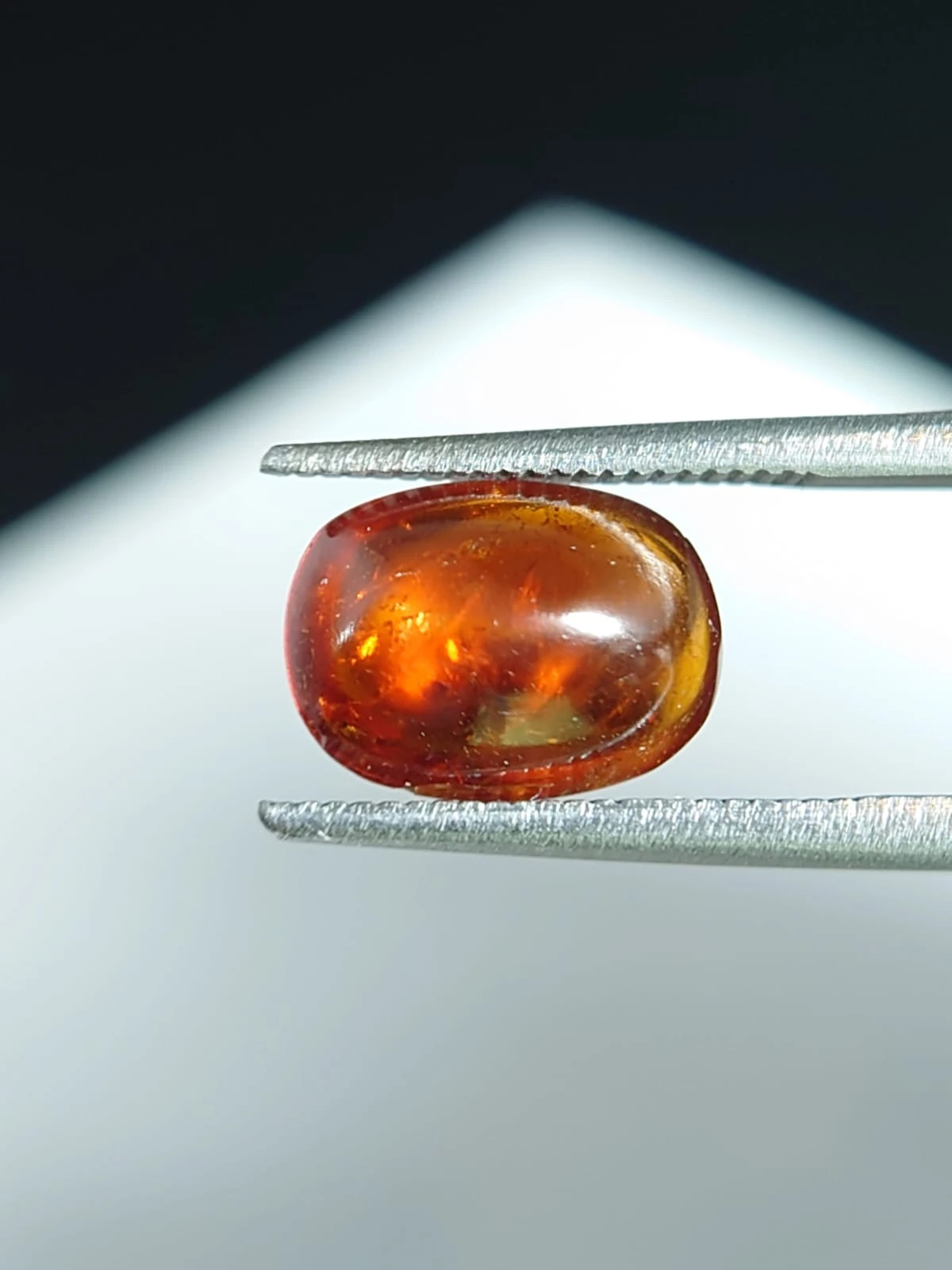 3.39ct Fanta Spessartite Garnet Cabochon Cut From Nigeria — view 1